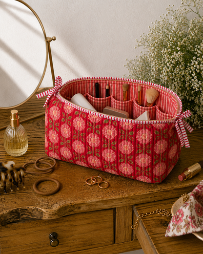 Crimson Grove Utility Pouch