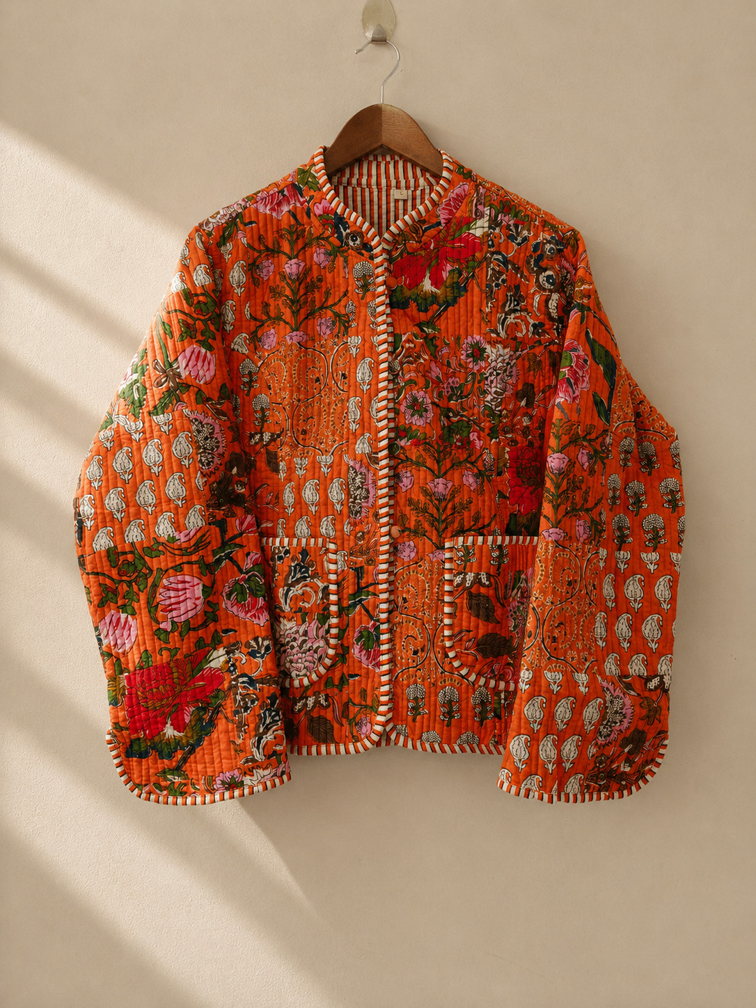 Ember Bouquet Quilted Jacket