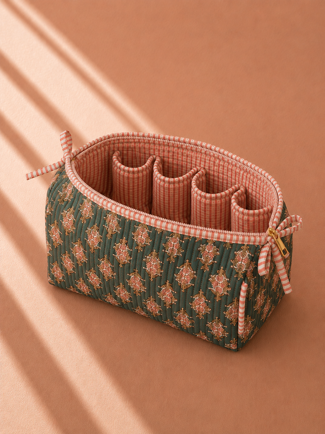 Jade Bloom Utility Pouch