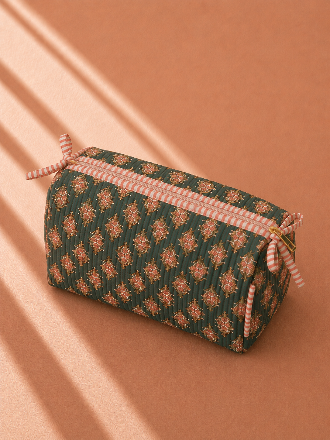 Jade Bloom Utility Pouch