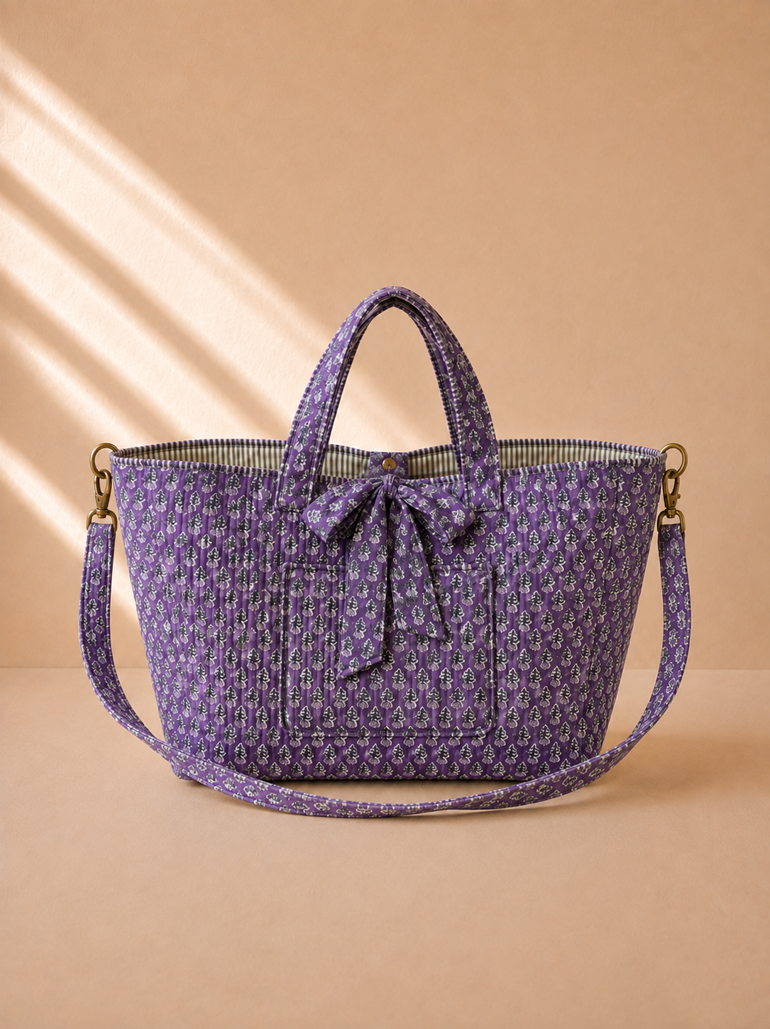 Violet Meadow Reversible Tote